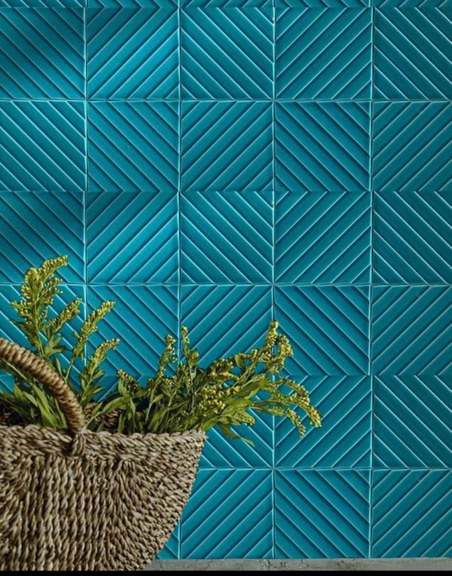 20×20 Turkuaz Linea Seramik Karo
