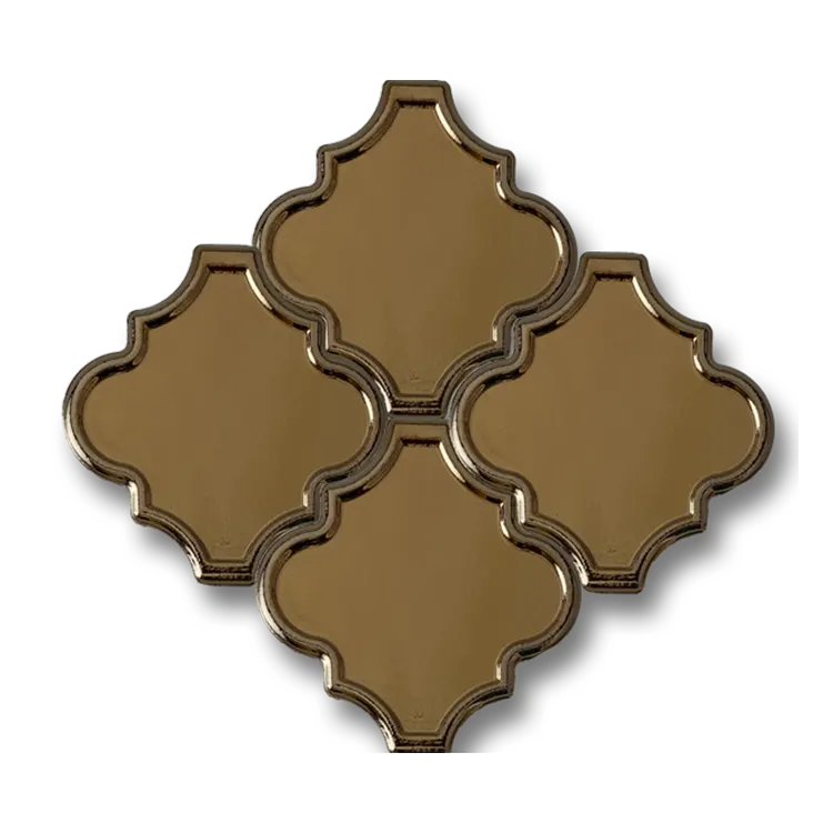 Gold Rölyefli Ottoman Çini Seramik