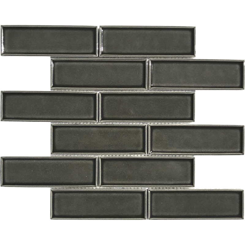DUMAN GRİSİ 2×6 BEVELLED BRICK FİLELİ SERAMİK