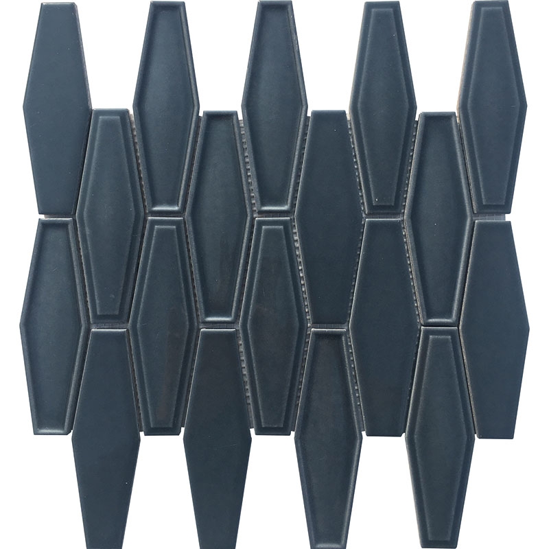 DUMAN MAVİSİ ELONGATED HEXAGON FİLELİ SERAMİK
